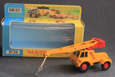 Matchbox King Size Lesney Jumo Crane 1969 Metallmodell in Originalbox (1893)